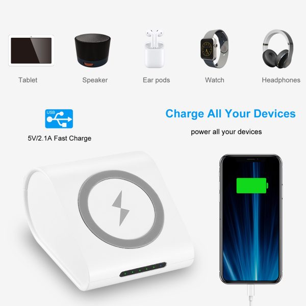1Pc 10400mAh Qi Wireless Charging Power Bank  For IOS Phone XS MAX XR Galaxy S10 S9 Note 9 - Image 4