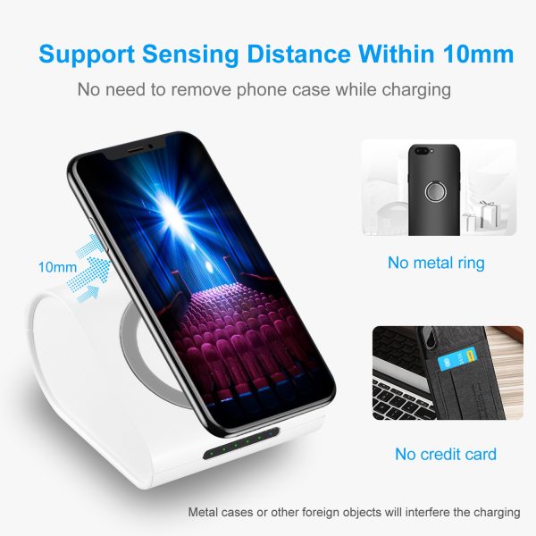 1Pc 10400mAh Qi Wireless Charging Power Bank  For IOS Phone XS MAX XR Galaxy S10 S9 Note 9 - Image 5