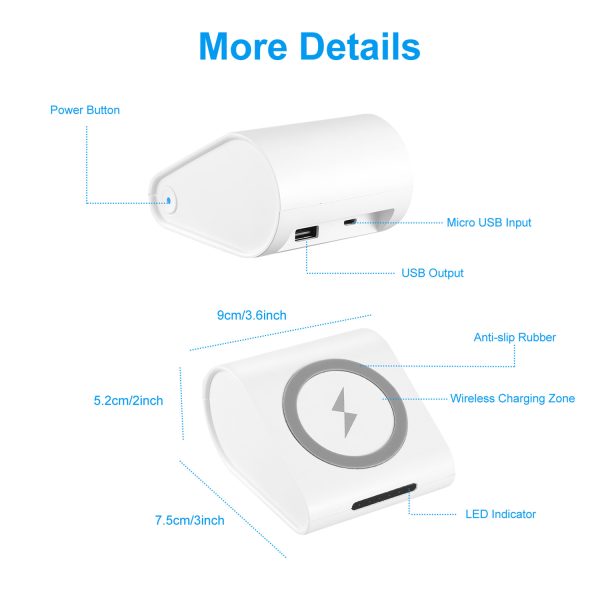 1Pc 10400mAh Qi Wireless Charging Power Bank  For IOS Phone XS MAX XR Galaxy S10 S9 Note 9 - Image 6