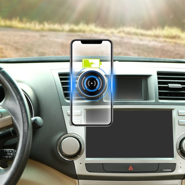 1Pc Magnetic  Qi Wireless Car Charger Car Phone Charger For IOS Phone XS MAX XR Galaxy S10 S9 Tablet GPS Device - Image 10