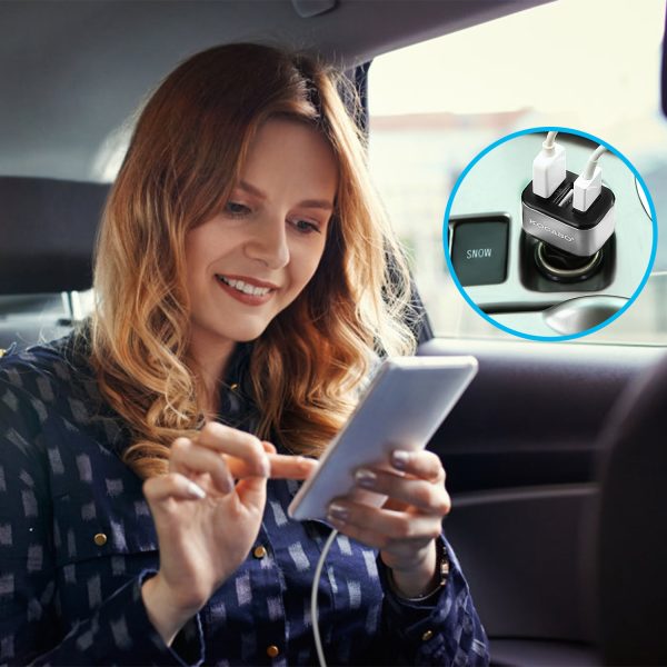 1Pc 3Port USB Car Charger  30W 5.5A For IOS Phone 16 15 14 And More - Image 10