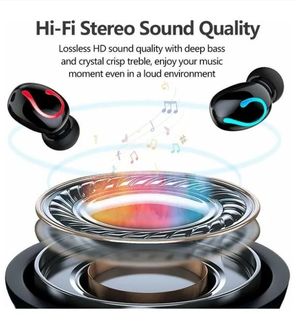 Bluetooth 5.1 Headset TWS Wireless Earphones Mini Earbuds Stereo Headphones IPX7 - Image 3