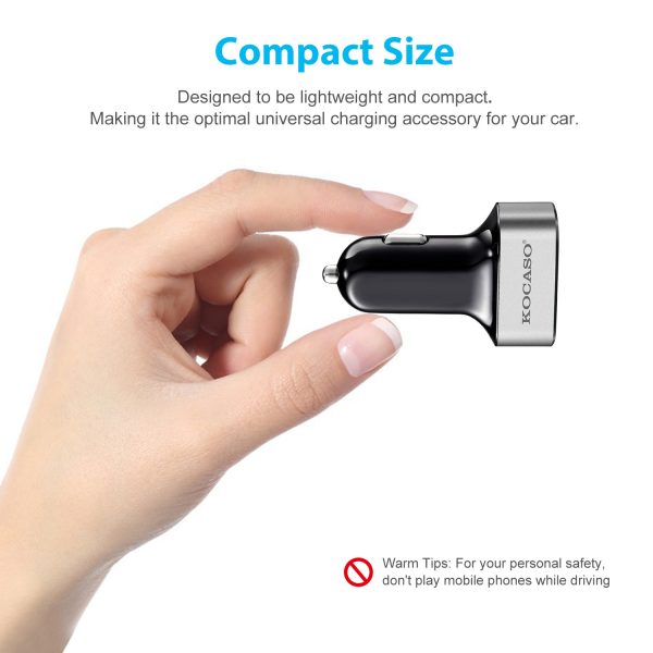 1Pc 3Port USB Car Charger  30W 5.5A For IOS Phone 16 15 14 And More - Image 2