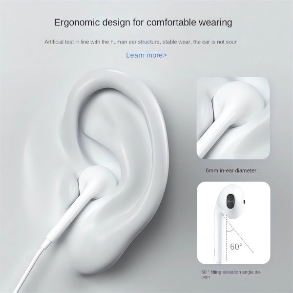 Lightning In-ear Headphones For IPhone14,13,12,11,7,8 Plus, XS, With Lightning Connector, IPhone Wired Earbuds, Built-in Remote Control To Control Music, Calls, And Volume - Image 10