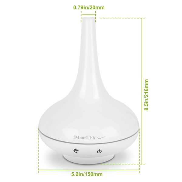 1Pc 200ml Cool Mist Humidifier Ultrasonic Aroma Essential Oil Diffuser With 7 Color LED Lights Waterless Auto Off For Office Home Room Study Yoga Spa - Image 7