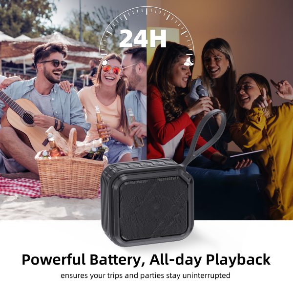 JYX L2 Portable Bluetooth Speaker & 12H Playtime & Bluetooth 5.3 & Loud Stereo Sound - Image 7