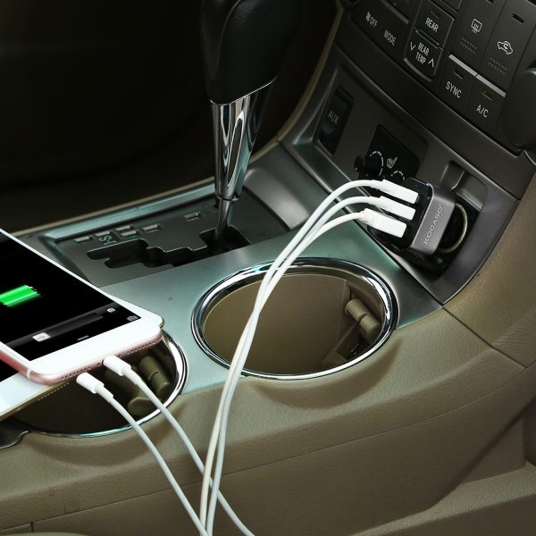 1Pc 3Port USB Car Charger  30W 5.5A For IOS Phone 16 15 14 And More - Image 3