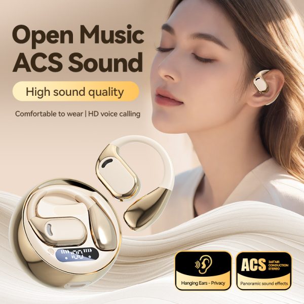 Fall Open - Ear Weireless Earphone, Lightweight Earphone With Charging Case, Noice Cancelling Bluetooth - CompatibleStereo Earbuds For Sports, Gaming, Calling, Busines - Image 7