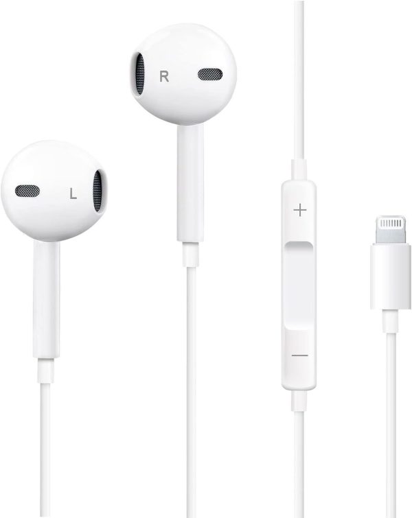 Lightning In-ear Headphones For IPhone14,13,12,11,7,8 Plus, XS, With Lightning Connector, IPhone Wired Earbuds, Built-in Remote Control To Control Music, Calls, And Volume - Image 7