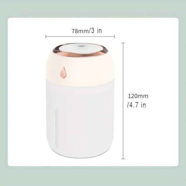Portable Mini Humidifier 220ml Small Cool Mist Humidifier USB Personal Desktop Humidifier For Bedroom Travel Office Home - Image 6