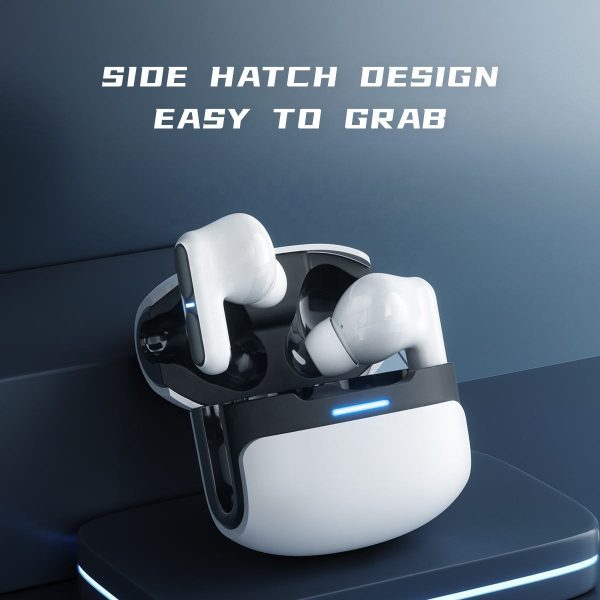 Langsdom Gaming Headset Bluetooth Earphone With Mic Bass Audio Stereo HiFi TWS True Wireless Earbuds Sports LED Headphones - Image 4
