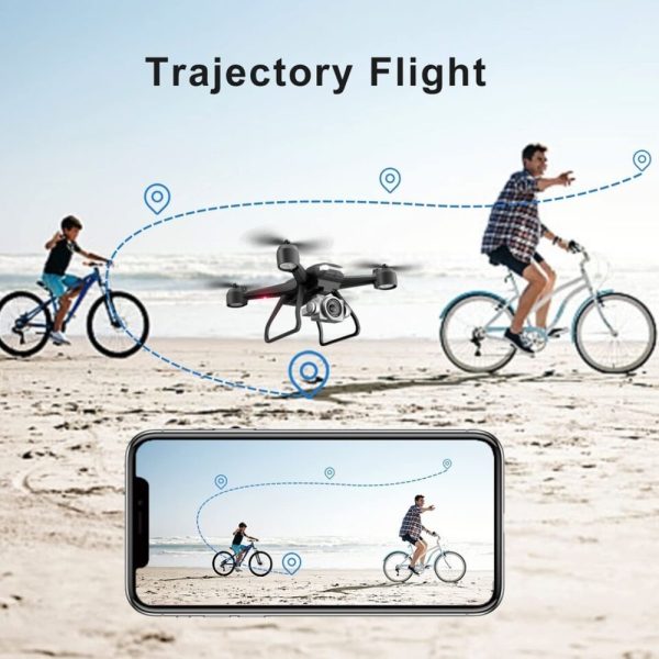 4DRC V14 Professional Drone 6K HD Dual Camera Wifi FPV Portable RC Quadcopter 2 BATTERY,Drones Suitable For Adults & Beginners.Logistics Is Randomly Sent By UPS,USPS,Self-pickup. - Image 8
