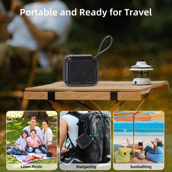 JYX L2 Portable Bluetooth Speaker & 12H Playtime & Bluetooth 5.3 & Loud Stereo Sound - Image 5