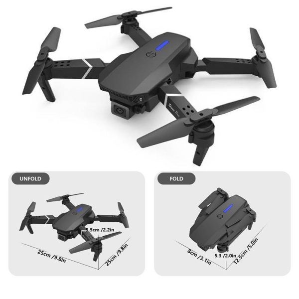 E88 Remote-controlled Drone Toy - Image 2