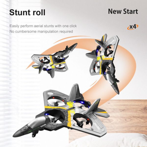 4DRC V17 Remote Control Plane 2.4Ghz Foam RC Airplanes Helicopter Quadcopter,Spinning Drone With Cool Light,Gifts For Kids Adults.Logistics Is Randomly Sent By UPS,USPS,FEDEX,Amazon Logistics. - Image 8