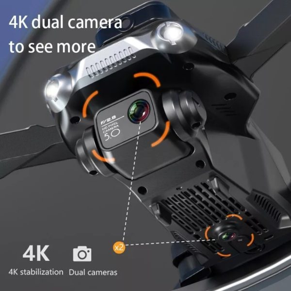 2025 RC Drone 4K HD Dual Camera WiFi FPV Foldable Rc Quadcopter Obstacle Avoidance , Logistics Is Randomly Sent By UPS,USPS,FEDEX - Image 3