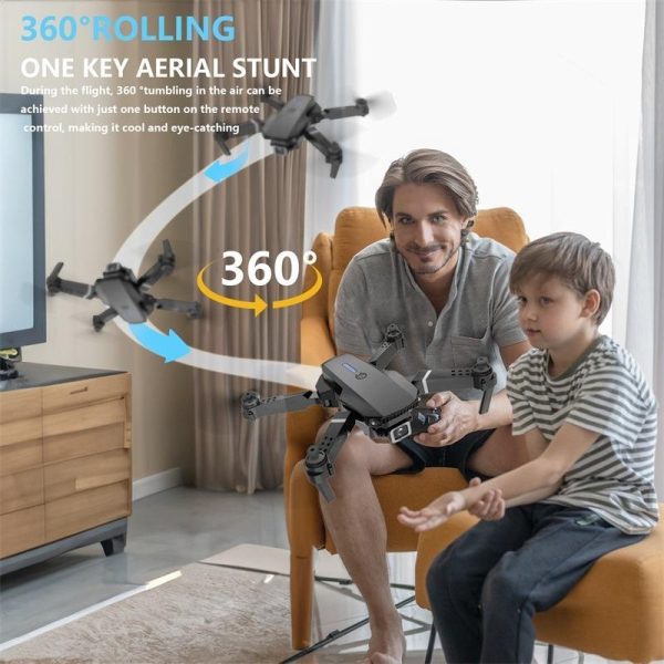 E88 Remote-controlled Drone Toy - Image 8