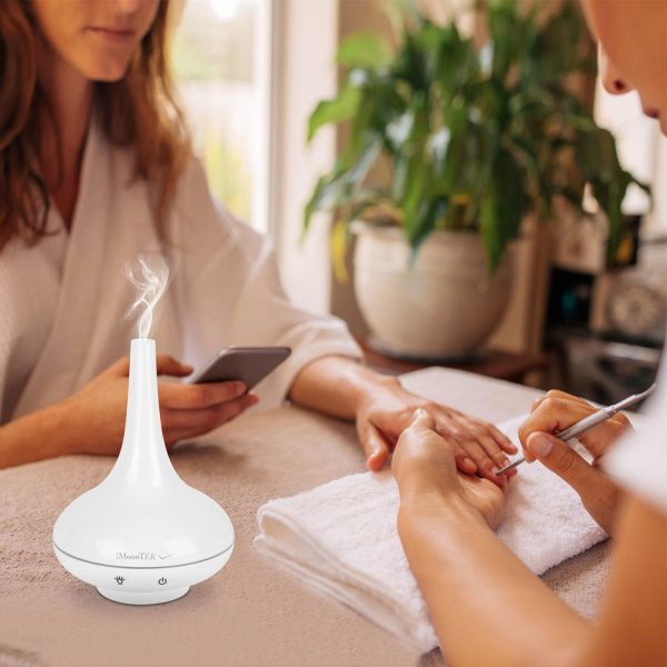 1Pc 200ml Cool Mist Humidifier Ultrasonic Aroma Essential Oil Diffuser With 7 Color LED Lights Waterless Auto Off For Office Home Room Study Yoga Spa - Image 9