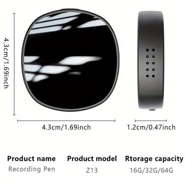 Mini Voice Recorder With Built-in Speaker And Built-in Magnet - Image 5
