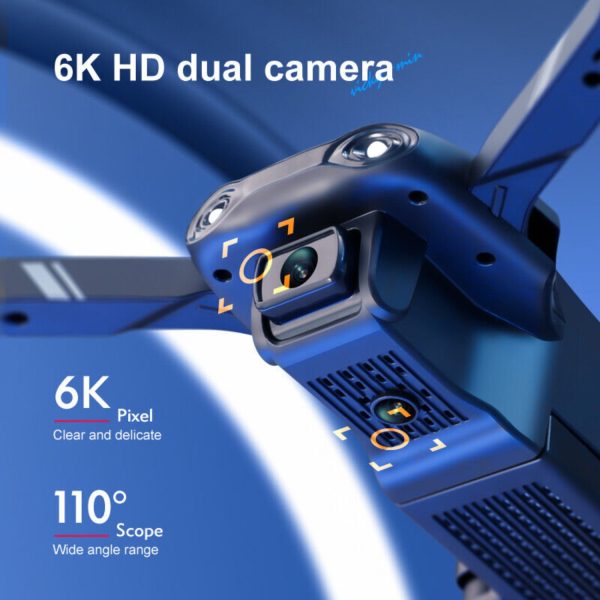 4DRC V13 RC Drone 6K HD Dual Camera WiFi FPV Foldable Quadcopter Camera Drone ,2 Battery.Logistics Is Randomly Sent By UPS,USPS,FEDEX - Image 5