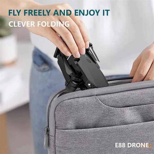 E88 Remote-controlled Drone Toy - Image 4