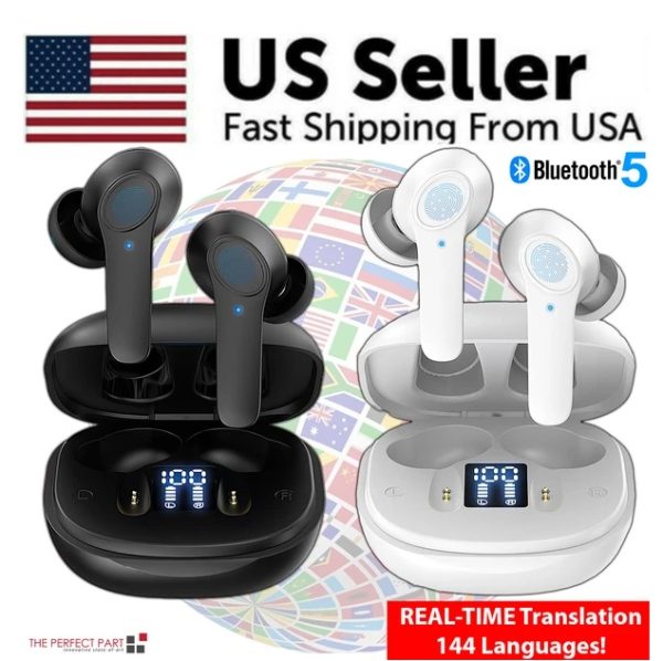 Translator Earbuds 144 Languages Real Time Online OffLine Translation Earphones - Image 2