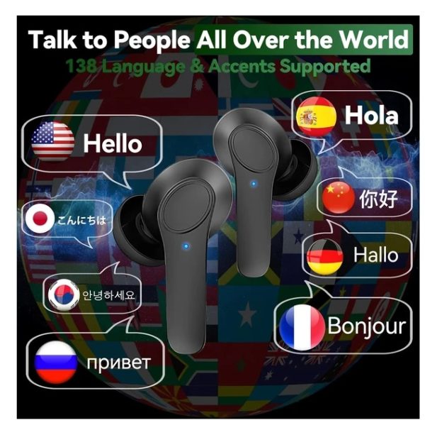 Translator Earbuds 144 Languages Real Time Online OffLine Translation Earphones - Image 6