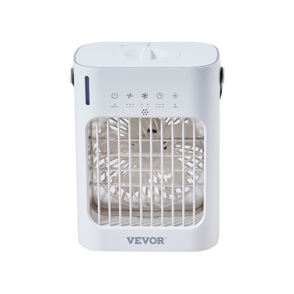 Portable Air Conditioner 4-in-1 Evaporative Air Cooler 700ml Water Tank - Image 4