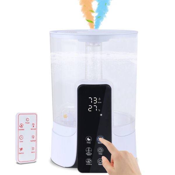 6L Large-capacity Humidifier Intelligent Timed Heating Spray UV Sterilization Intelligent Remote Control - Image 3