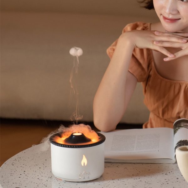 New Two-color Spray Ring Volcano Humidifier - Image 5