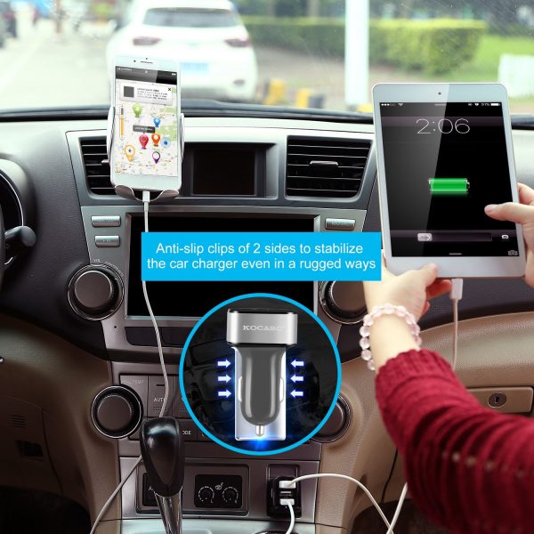 1Pc 3Port USB Car Charger  30W 5.5A For IOS Phone 16 15 14 And More - Image 4