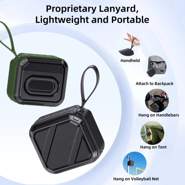 JYX L2 Portable Bluetooth Speaker & 12H Playtime & Bluetooth 5.3 & Loud Stereo Sound - Image 9